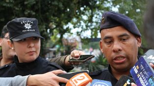 La pareja de policías que ayudaron a dar a&nbsp; a luz a una mujer pertenecen al Comando Radioeléctrico.
