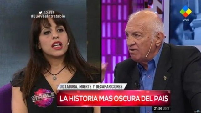 Maju Lozano y Victoria Donda cruzaron a Aldo Rico