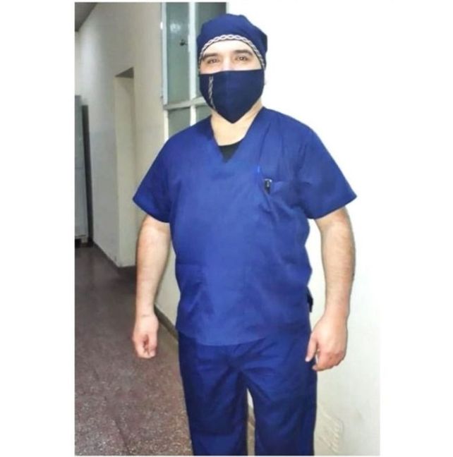 Daniel Orellana trabajaba como enfermero en el hospital Castilla Mira de Viale&nbsp;