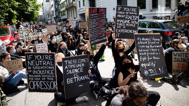 Manifestaciones en todo el mundo por la muerte de George Floyd