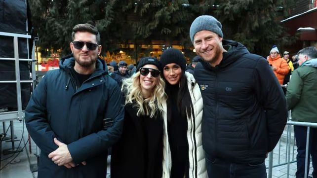 La pareja real se encontró con Michael Bublé y Luisana Lopilato en los 