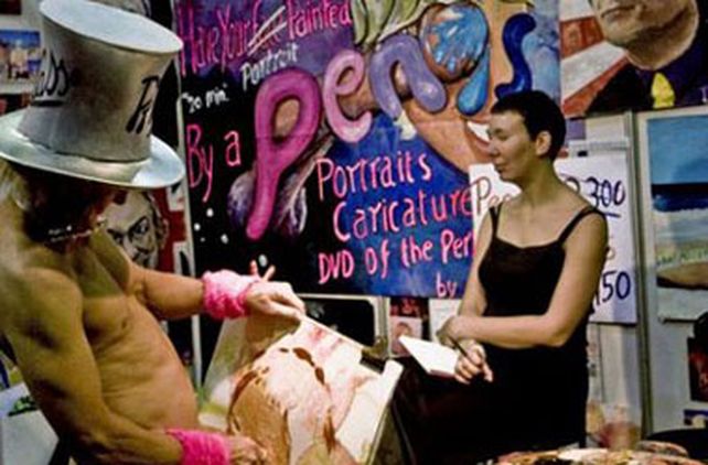 Tim Patch, un australiano que lleva el arte entre sus piernas