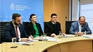 La ministra de Trabajo, Raquel Kelly Olmos, al frente de la última reunión virtual del Consejo del Salario. &nbsp;