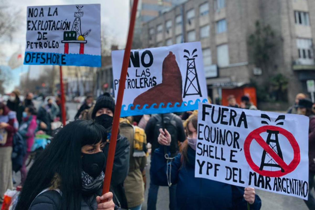Los ambientalistas se movilizaron durante el año contra la iniciativa de exploración petrolífera.