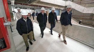 Michlig supervisó la obra del Instituto Superior de Profesorado Nº 8 en Santa Fe: Esta es la respuesta de un gobierno provincial presente