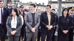 La vicegobernadora Alicia Aluani participó este domingo del acto por el 175° aniversario del fallecimiento de Don José de San Martín que se hizo en Nogoyá