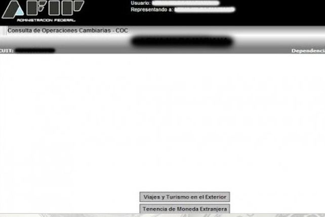 La AFIP habilitó una nueva opción en su sitio para comprar dólares ahorro