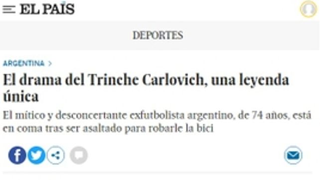 El país y el mundo hablaron del Trinche