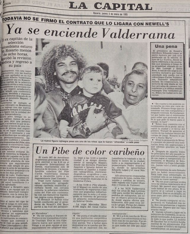 Valderrama a Newells y la recordada pregunta letal: ¿Dónde está el maíz, que no lo veo?