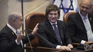 Javier Milei visitó Israel en junio y se reunió con el primer ministro Benjamín Netanyahu.