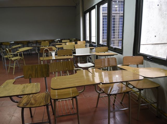 Aulas vacías. Los docentes universitarios harán otra jornada de paro el próximo viernes.&nbsp;