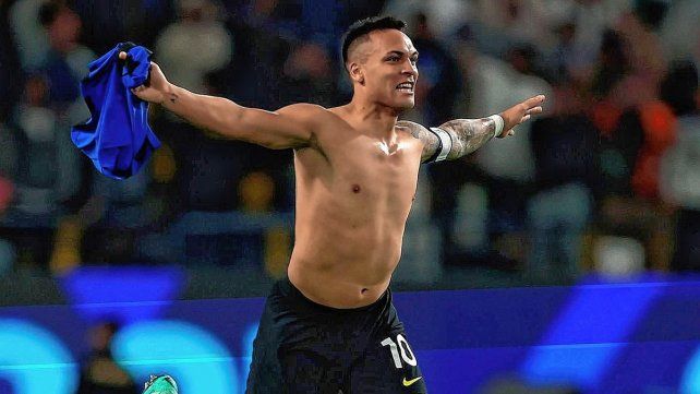 Inter se proclamó campeón de la mano de Lautaro.