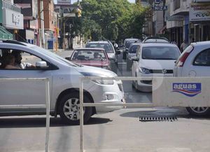 El corte de tránsito en avenida Rivadavia se mantendrá a lo largo de esta semana