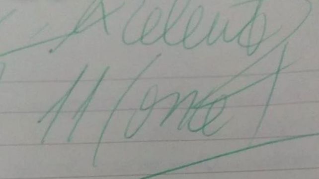 Una docente le puso un 11 en un examen por este inspirador motivo