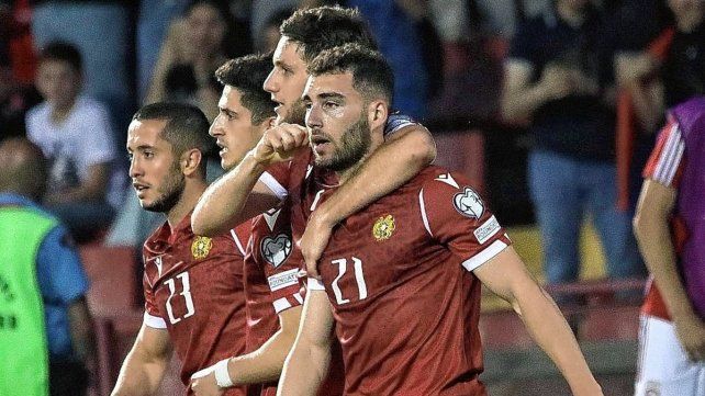 Armenia le ganó a Letonia por las Eliminatorias de Eurocopa