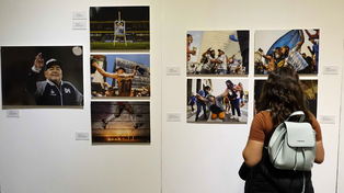 La exposición fotográfica está desplegada en el CEC y se puede visitar hasta el 1º de octubre.