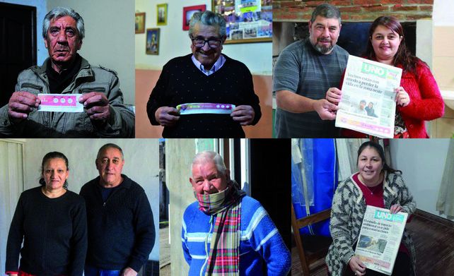 Todos los ganadores de SUERTE UNO.&nbsp;