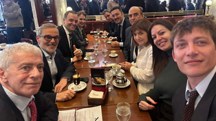 Guillermo Francos compartió un café con los integrantes del Gabinete&nbsp;