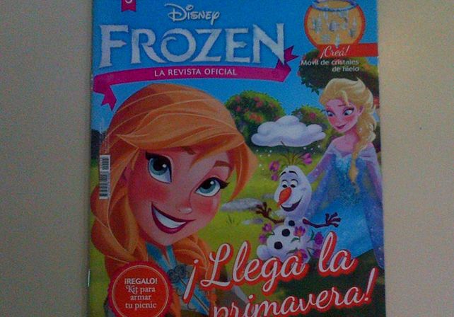Este martes pedí con el UNO, la revista Oficial de Frozen