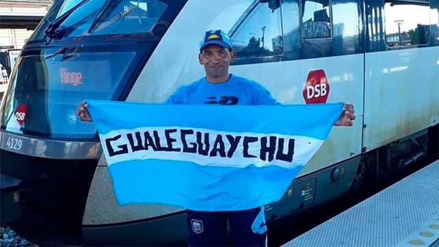 Gran actuación del atleta entrerriano al que le habían robado las zapatillas