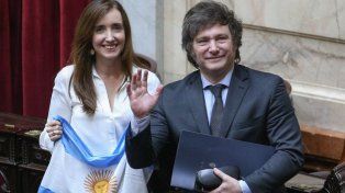 Así fue el momento en que Cristina Fernández proclamó la fórmula presidencial Milei-Villarruel