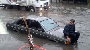 Violento temporal en Buenos Aires dejó zonas inundadas y cortes de luz