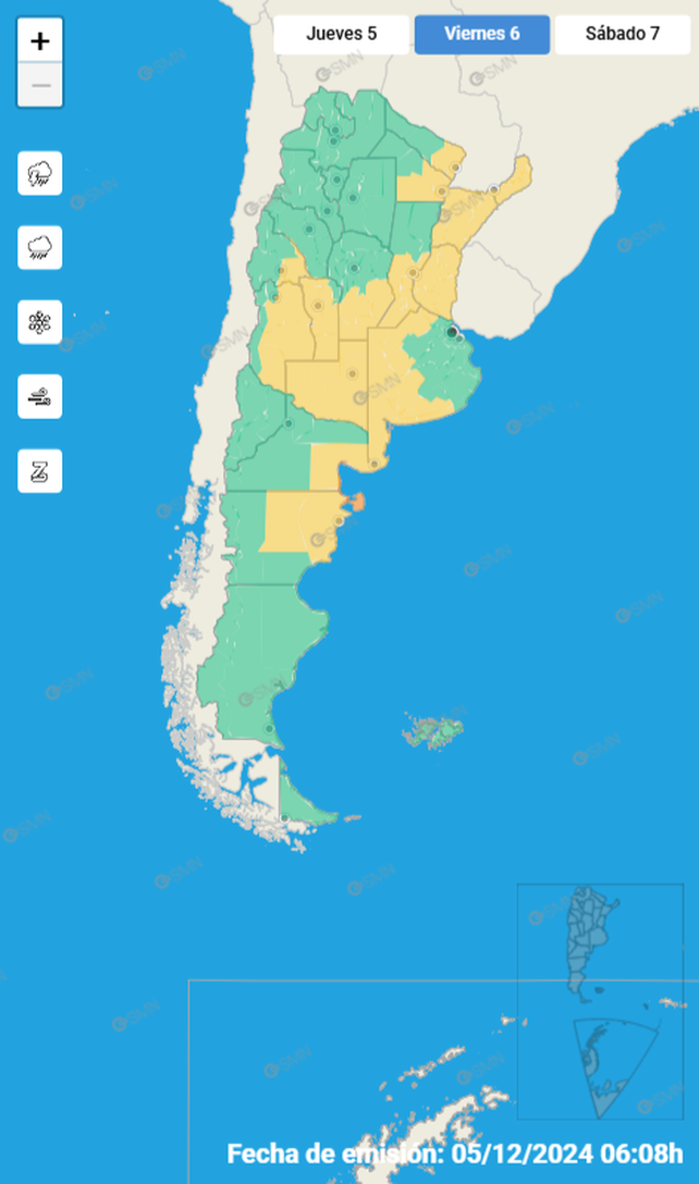 El fin de semana llega con alerta amarilla para Rosario y la región