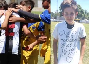 Jugó a pesar de que su mamá había fallecido, pero hizo un gol y su increíble gesto se volvió viral