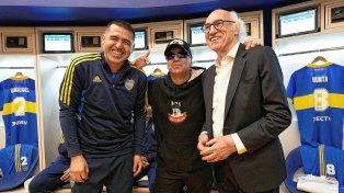 Román, el último Diez, recibe su homenaje en La Bombonera