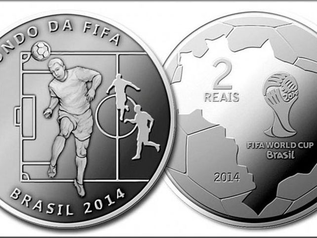 Brasil agota en un día monedas conmemorativas del Mundial