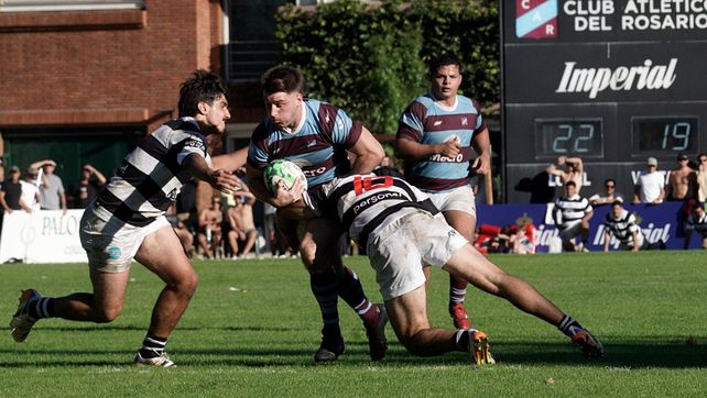 Atlético del Rosario en acción en el Pasaje Gould. Viene de ganar en la última fecha de local y ahora va por Belgrano en la 8ª fecha del Top 14.