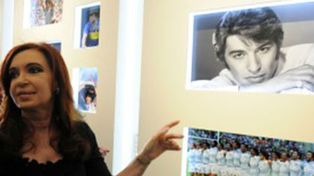 Cristina inaugur&oacute; la Galer&iacute;a de los Idolos Populares en la Casa Rosada