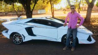 Lamborguno: Parece un Lamborghini pero es un Fiat Uno