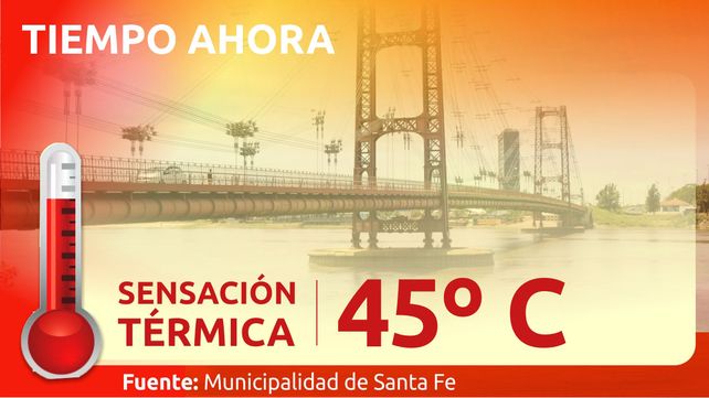 Ya superamos los 40º de sensación térmica en la ciudad