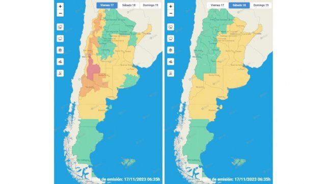 Alerta meteorológico: se esperan tormentas y viento fuerte