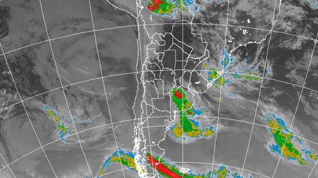 Alerta por lluvias y tormentas intensas para Entre Ríos y otras provincias