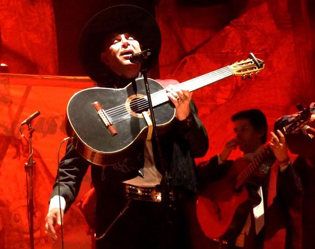para su gente. El Chaqueño se brindó a pleno en su recital en Rosario.