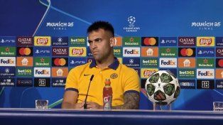 Lautaro Martínez reveló que está recuperado completamente para la final.