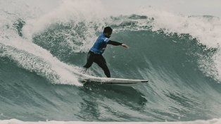 Surf nacional: Juan Cruz Ruggiero en acción.