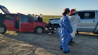 Choque fatal en Médanos