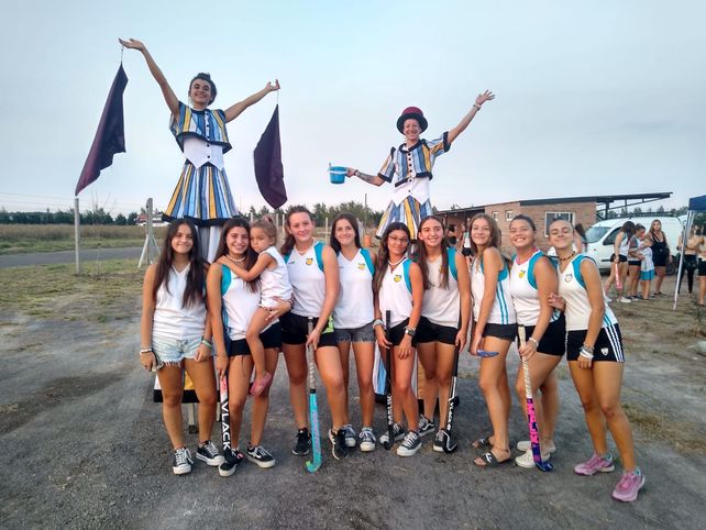 Fiesta. Las chicas de hockey serán las primeras en utilizar el flamante predio.