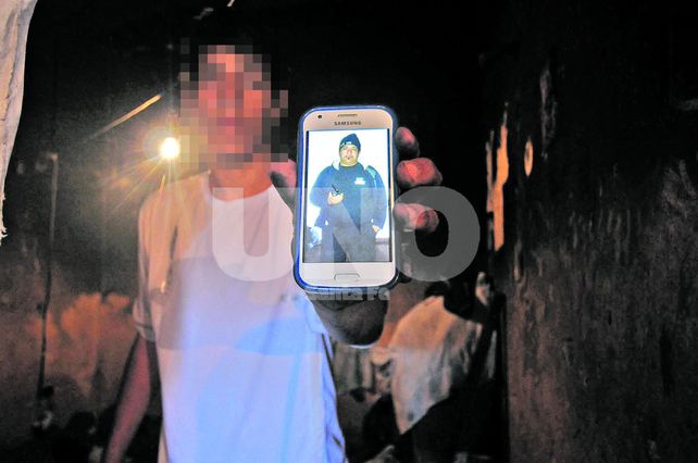 Plasmado en una foto. El registro fotográfico fue lo único que les quedó a los hijos de su padre.&nbsp;