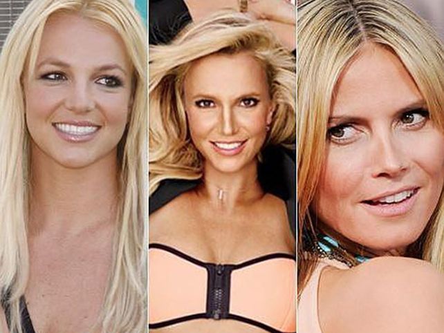 El Photoshop convirtió a Britney Spears en Heidi Klum
