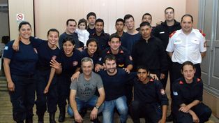 Fiesta aniversario de bomberos voluntarios de San Agustín
