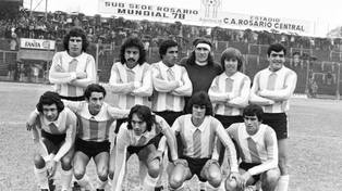 Los titulares de la selección argentina que jugaron contra Venezuela en el estadio de Central.