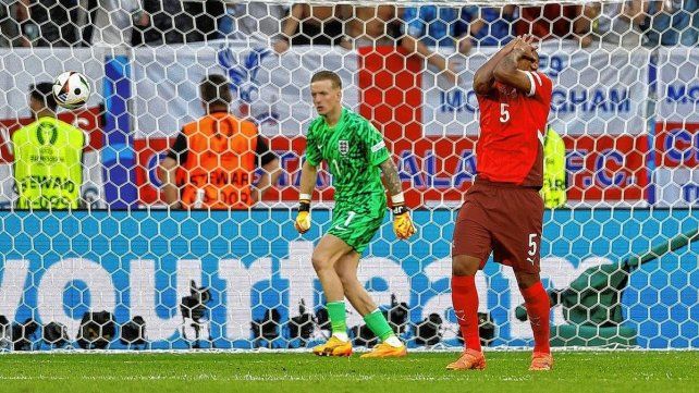Eurocopa: Inglaterra eliminó a Suiza por penales y se metió en las semifinales.