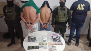 Parte de la banda de Fran Riquelme al momento de la captura