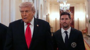 Lionel Messi estuvo con Donald Trump en la Casa Blanca