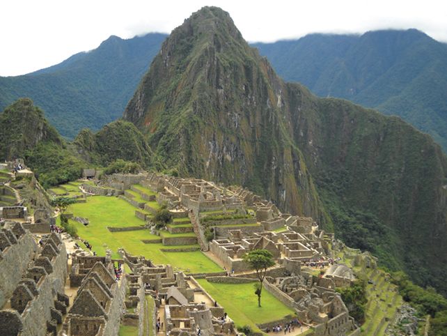 Panorámica. Machu Picchu forma parte de la lista de Patrimonio de la Humanidad de la Unesco