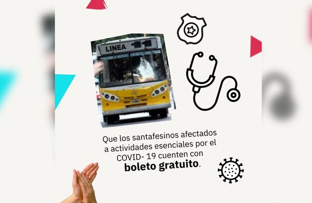 Piden boleto gratuito de colectivo durante la cuarentena